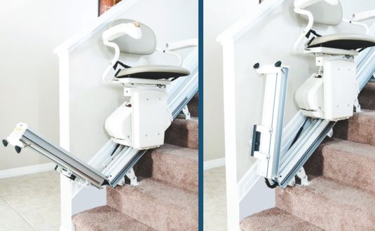 Folding Rail Reduces Trip Hazards