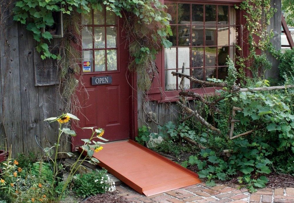 AlumiRamp Aluminum Landscape Series Solid Threshold Ramp