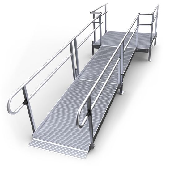 11-44S-I Harmar Elevation 11 Straight Ramp with 4 Platform - Installation Included