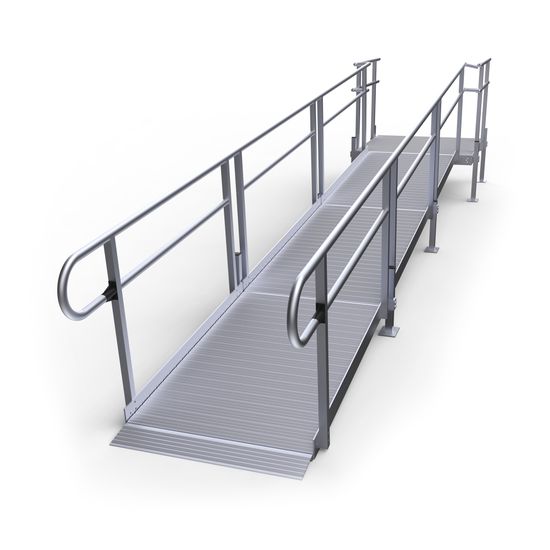 19-44S-I Harmar Elevation 19 Straight Ramp with 4 Platform - Installation Included