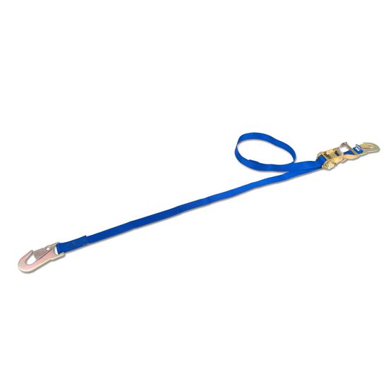 1IN-RTCHT-W-FL-SP-HK 1 Ratchet Tie-Down Strap with Flat Snap Hook