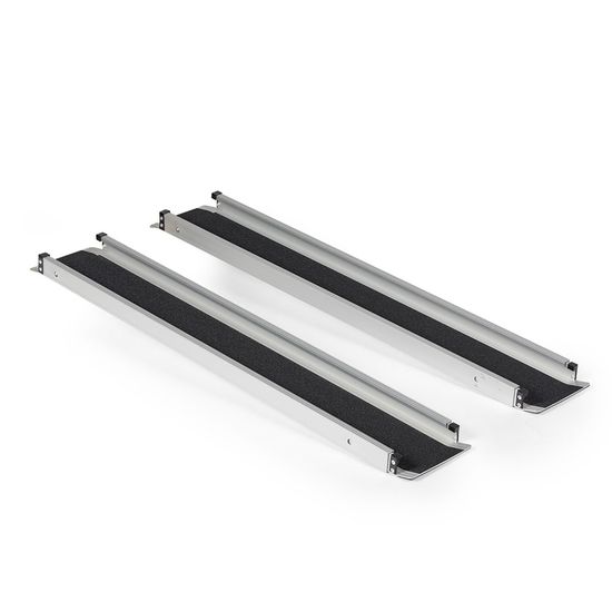 320017 Titan Ramps 4 to 7 Telescoping Aluminum Wheelchair Ramp wBag - 600 lb Capacity