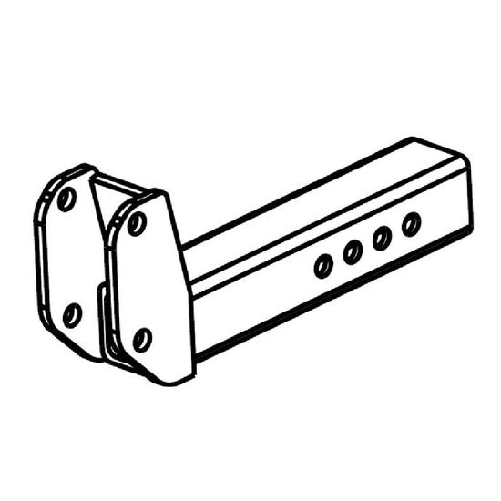 AL123-D Class III Hitch Adapter - Standard
