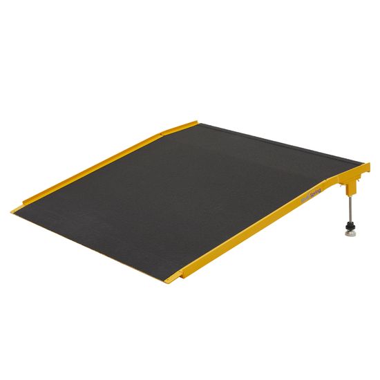 ATR40036 36 L x 36 W Silver Spring Aluminum Adjustable Solid Threshold Ramp