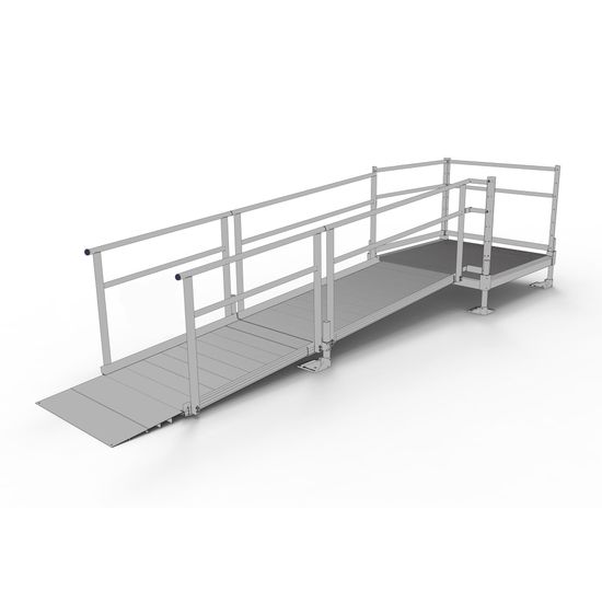SSS11S44T Silver Spring Clearway 11 Side or Straight Entry Ramp with 4 Top Platform
