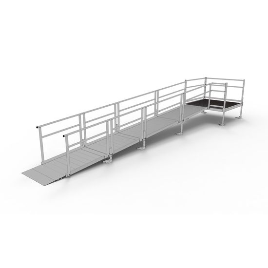 SSS20S55T Silver Spring Clearway 20 Side or Straight Entry Ramp with 5 Top Platform