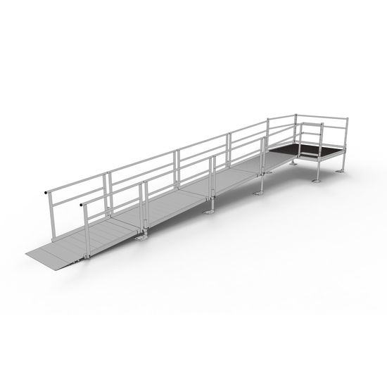 SSS22S55T Silver Spring Clearway 22 Side or Straight Entry Ramp with 5 Top Platform