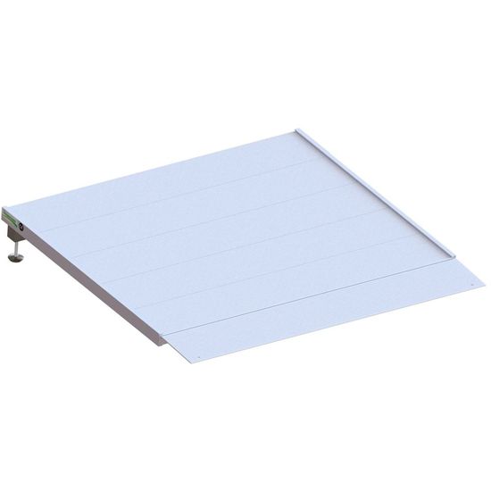 TAER36 3 L x 3 W EZ-ACCESS TRANSITIONS Aluminum Adjustable Self-Supporting Threshold Ramp