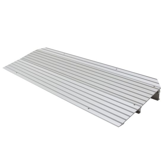THR2 2-14 H Silver Spring Aluminum Modular Self-Supporting Threshold Ramp