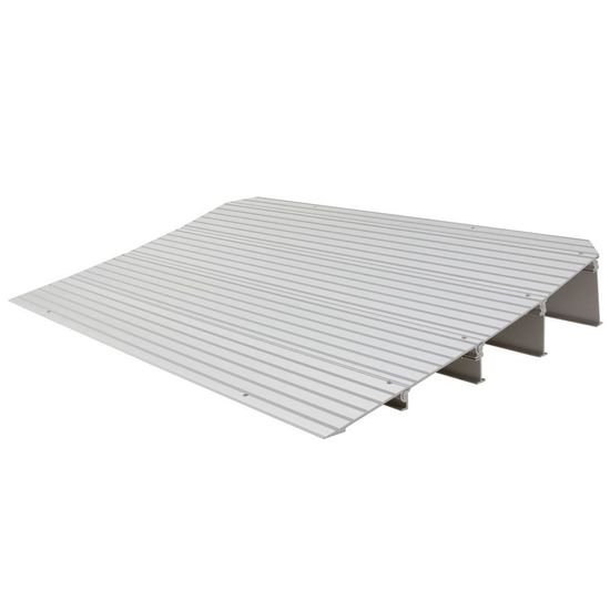 THR4 4-14 H Silver Spring Aluminum Modular Self-Supporting Threshold Ramp