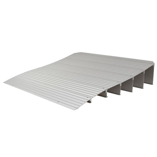 1.25 in H Silver Spring Aluminum Modular Self-Supporting Threshold Ramp - 600 lb. Cap