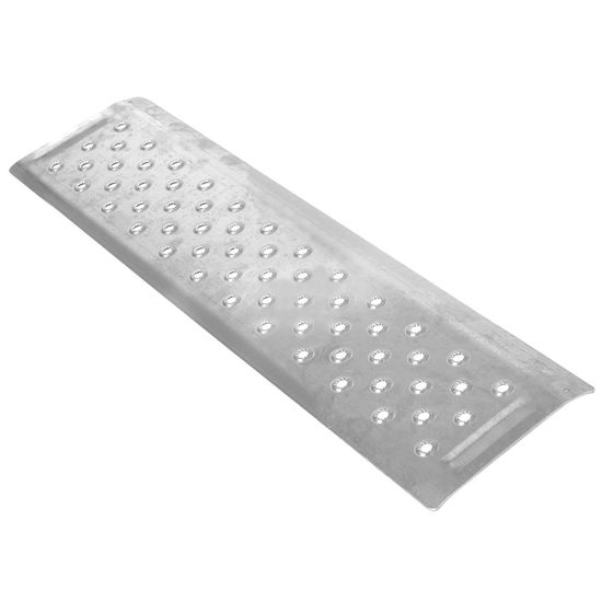 TR3208 8 L x 32 W - Silver Spring Aluminum EZ-Traction Threshold Ramps