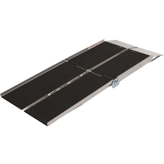 UTW630 6 PVI Aluminum Multi-Fold Rear Door Wheelchair Van Ramp - 800 lb Capacity