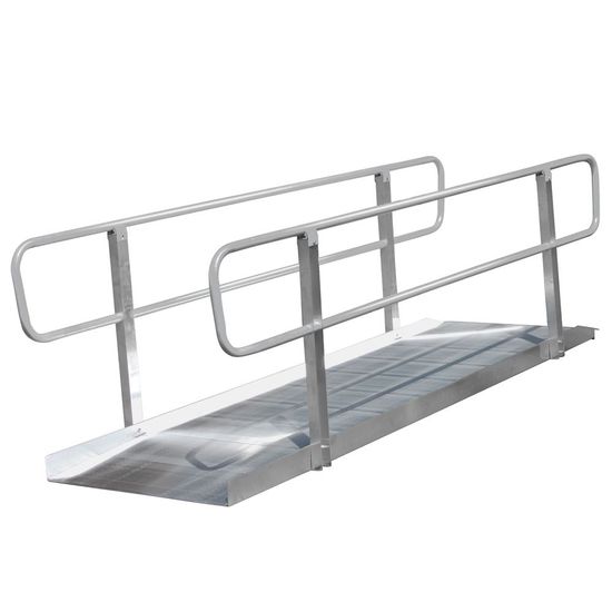 XPS336 3 L PVI OnTrac Wheelchair Access Ramp with Handrails