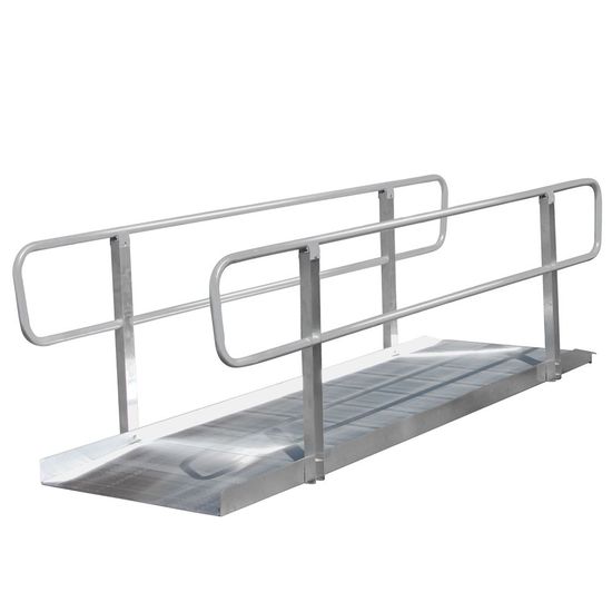 XPS536 5 L PVI OnTrac Wheelchair Access Ramp with Handrails