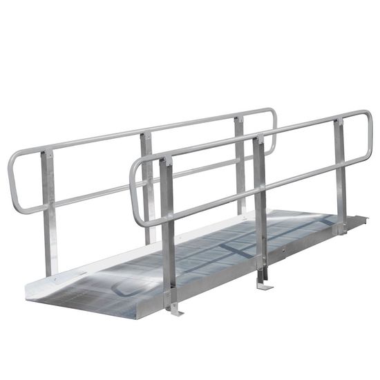 XPS836 8 L PVI OnTrac Wheelchair Access Ramp with Handrails