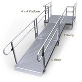 10-44S-I Harmar Elevation 10 Straight Ramp with 4 Platform - Installation Included 1
