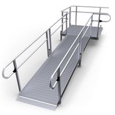 10-44T-I Harmar Elevation 10 Side-Entry Straight Ramp with 4 Platform - Installation Included