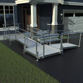 15-44552TP-I Harmar Elevation 15 Side-Entry L-Shaped Modular Ramp with 4 Top Platform - Installation Included 7