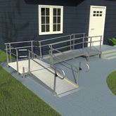 15-4455ST-I Harmar Elevation 15 L-Shaped Modular Ramp with 4 Top Platform - Installation Included 7