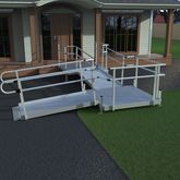 15-55ST-I Harmar Elevation 15 L-Shaped Modular Ramp with 5 Top Platform - Installation Included 7