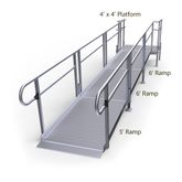 17-44S-I Harmar Elevation 17 Straight Ramp with 4 Platform - Installation Included 1