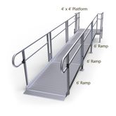 18-44S-I Harmar Elevation 18 Straight Ramp with 4 Platform - Installation Included 1