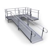 22-45SB-I Harmar Elevation 22 U-Shaped Modular Ramp with 8 Turning Platform - Installation Included