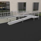 23-45SB-I Harmar Elevation 23 U-Shaped Modular Ramp with 8 Turning Platform - Installation Included 7