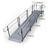 23-55T-I Harmar Elevation 23 Side-Entry Straight Ramp with 5 Platform - Installation Included 1