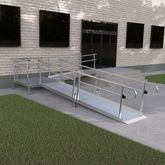 24-4490T-I Harmar Elevation 24 L-Shaped Modular Ramp with 4 Turning Platform - Installation Included 7
