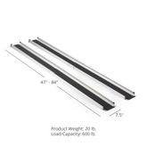 320017 Titan Ramps 4 to 7 Telescoping Aluminum Wheelchair Ramp wBag - 600 lb Capacity 1