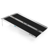 321401 4 x 30 W Titan Ramps Single-Fold Wheelchair Ramp - 500 lb Capacity