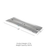 321500 5 x 29 W Titan Ramps Single-Fold Wheelchair Ramp - 600 lb Capacity 1