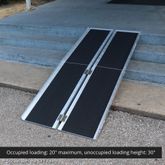 322100 10 L x 29 W Titan Ramps Multi-Fold Aluminum Wheelchair Ramp - 600 lb Capacity 6