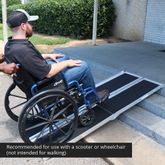 322500 5 L x 29 W Titan Ramps Multi-Fold Aluminum Wheelchair Ramp - 600 lb Capacity 4