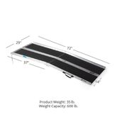 322600 6 L x 29 W Titan Ramps Multi-Fold Aluminum Wheelchair Ramp - 600 lb Capacity 1