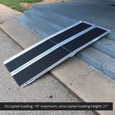 322700 7 L x 29 W Titan Ramps Multi-Fold Aluminum Wheelchair Ramp - 600 lb Capacity 5