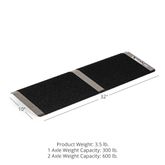 323120 10 L x 32 W Titan Ramps Aluminum Threshold Ramp - 300 lb Capacity 1