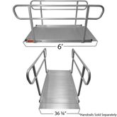 323306 6 L x 3675 W Titan Ramps Wheelchair Entry Ramp - 850 lb Capacity 1