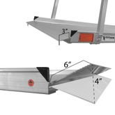 323308 8 L x 3675 W Titan Ramps Wheelchair Entry Ramp - 850 lb Capacity 3