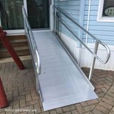 323325 Titan Ramps Handrails for 9 6 Wheelchair Entry Ramp 2