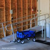 323325 Titan Ramps Handrails for 9 6 Wheelchair Entry Ramp 5