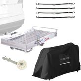 350ARVMK-WC Silver Spring Wheelchair Tilt-A-Rack Mini Travel Kit wAluminum Carrier - 350 lb Cap