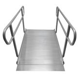 48WCER-HR6 6 x 48 Titan Ramps Wheelchair Entry Ramp with Handrails 6