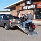 A13004A19 5 L x 30 W Roll-A-Ramp Aluminum Roll-Up Wheelchair Ramps - 1000 lb Cap 4