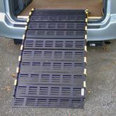A13607A19 8 L x 36 W Roll-A-Ramp Aluminum Roll-Up Wheelchair Ramps - 1000 lb Cap 3