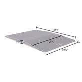 ABR-3 3 L x 28 W Silver Spring Aluminum Butterfly Folding Patio Door Ramp wBag  600 lb Cap 2