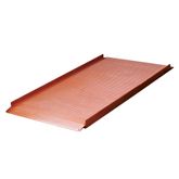 ACR3SW-TC 3 L x 36 W AlumiRamp Aluminum Landscape Series Solid Threshold Ramp - 600 lb Cap - Terracotta