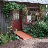 ACR3SW-TC 3 L x 36 W AlumiRamp Aluminum Landscape Series Solid Threshold Ramp - 600 lb Cap - Terracotta 1